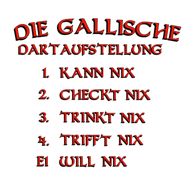 Die Gallische Dartaufstellung