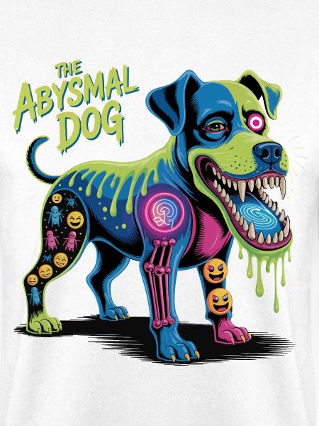 Der abgründige Hund Neon Kunst