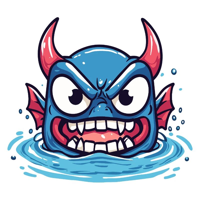 Grimmiger Wasserdämon