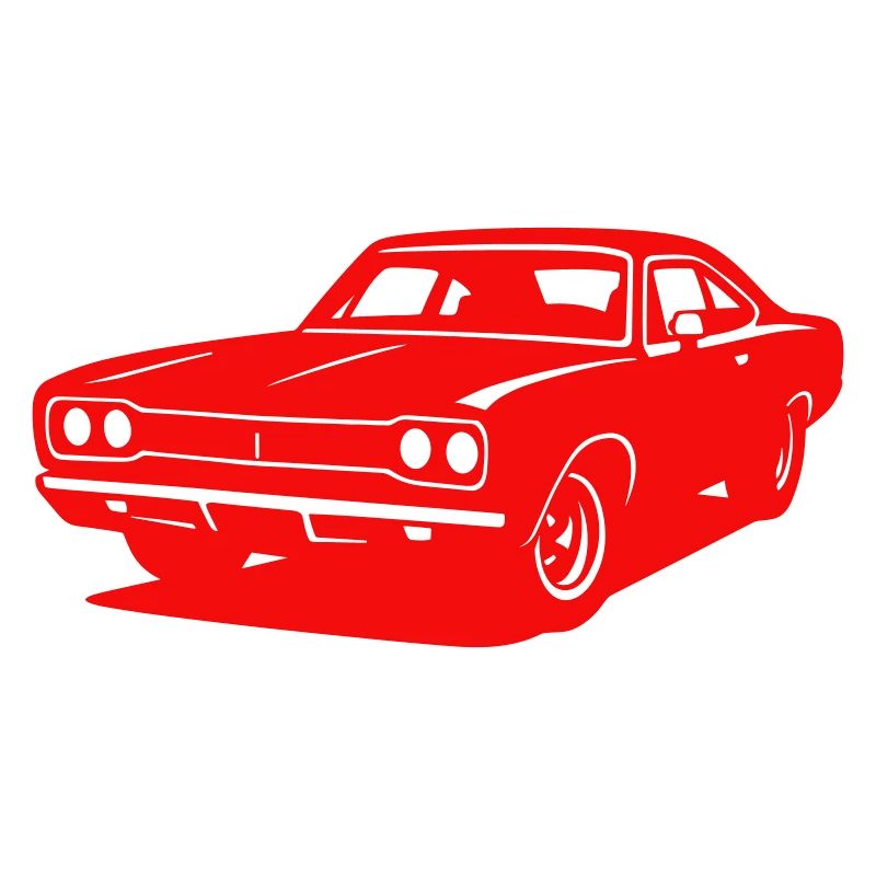 Retro Sportwagen Silhouette Design