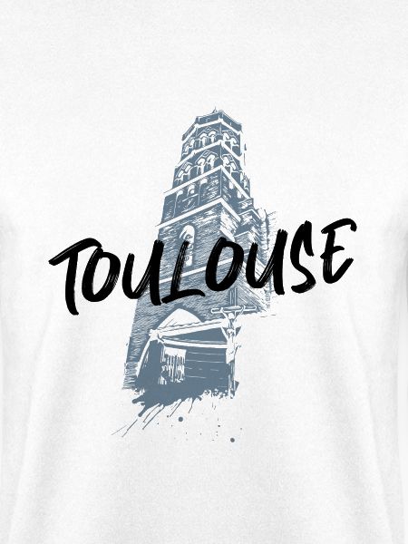 Illustration monochrom Toulouse Saint-Nicolas
