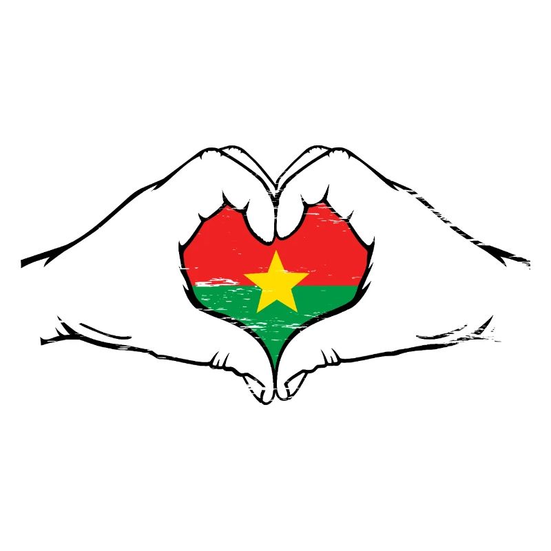 Burkina Faso Flagge used