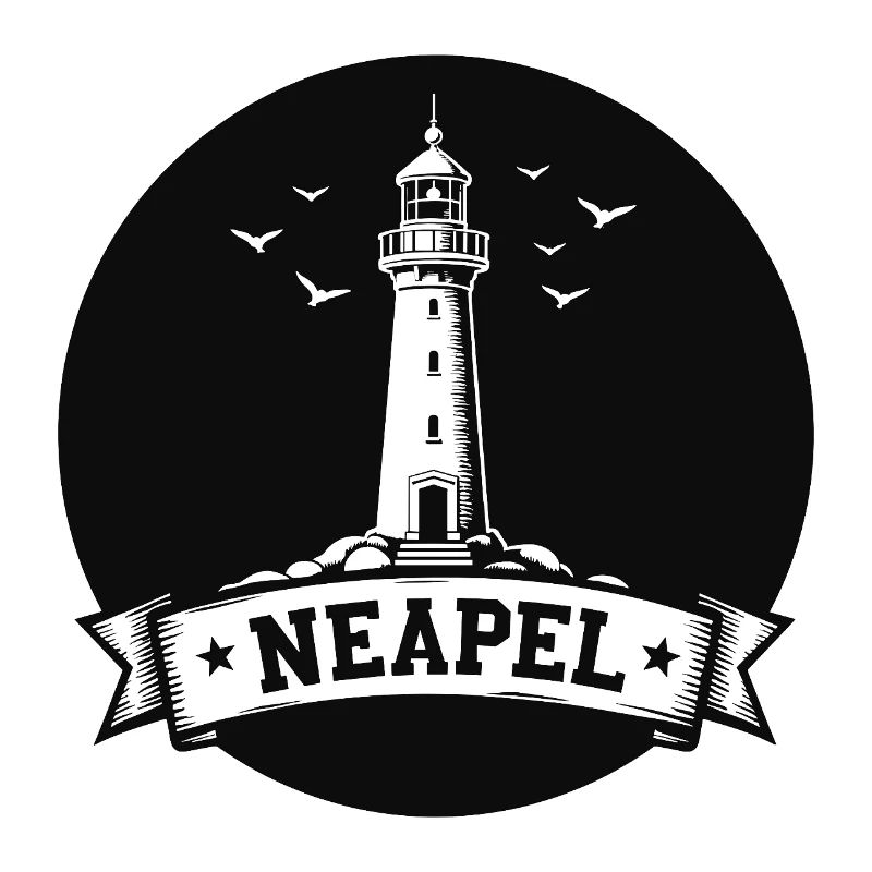 Leuchtturm Neapel Italien Wahrzeichen