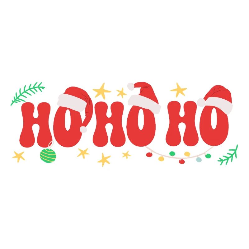 Hohoho - Mütze Santa Weihnachtsmann