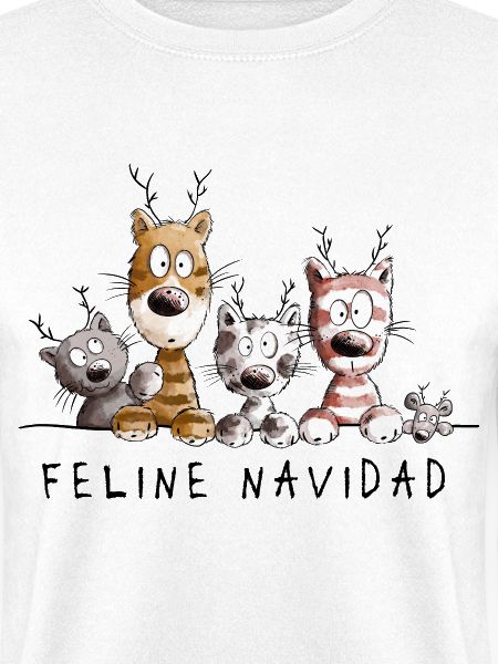 Feline Navidad Katzen Weihnachten