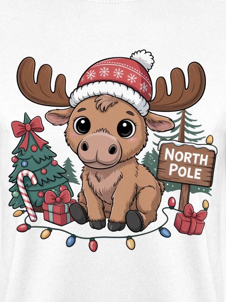 Rentier am Nordpol Weihnachten