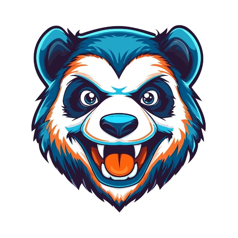 Savage Panda Esports Maskottchen-Logo