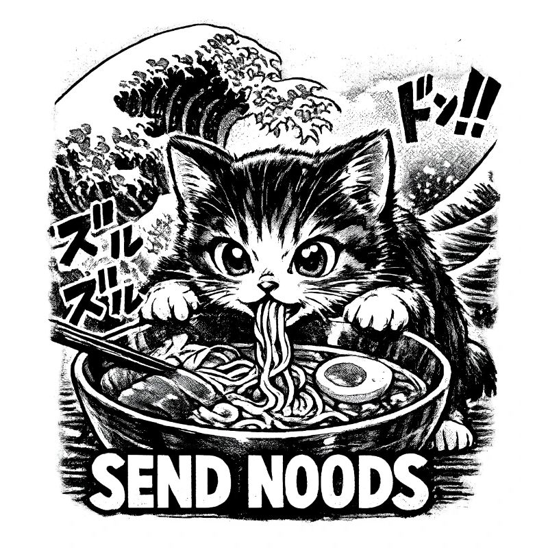 Send Noods Katze Ramen Kawaii