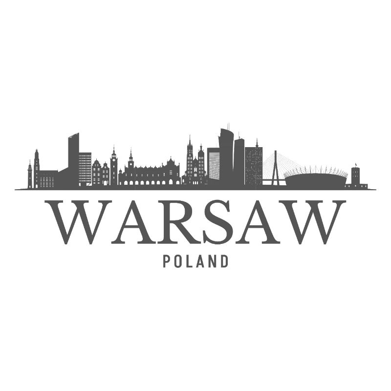 Varsovie, Pologne, silhouette de Varsovie