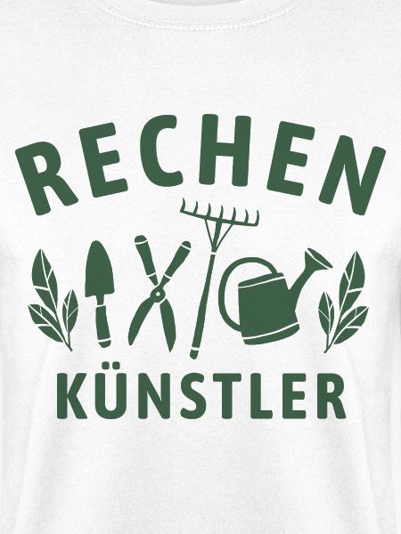 Rechen Künstler - Retro Gärtner Natur