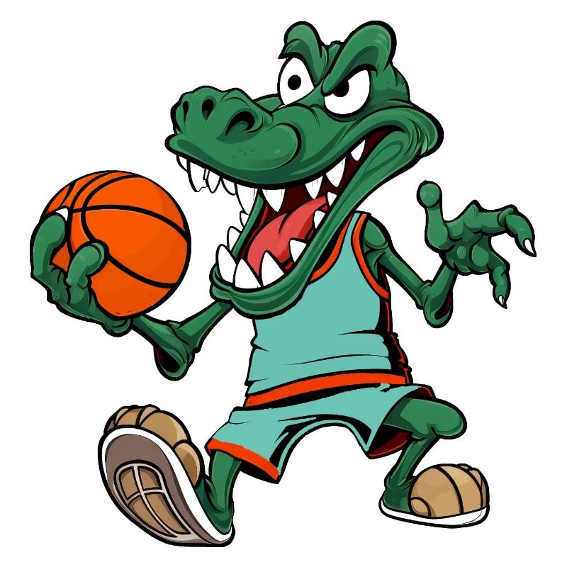 Basketballer Krokodil