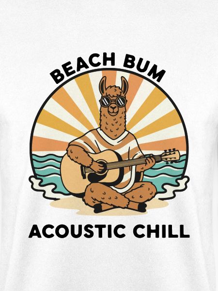 Llama Beach Bum Akustik-Chill-Gitarre