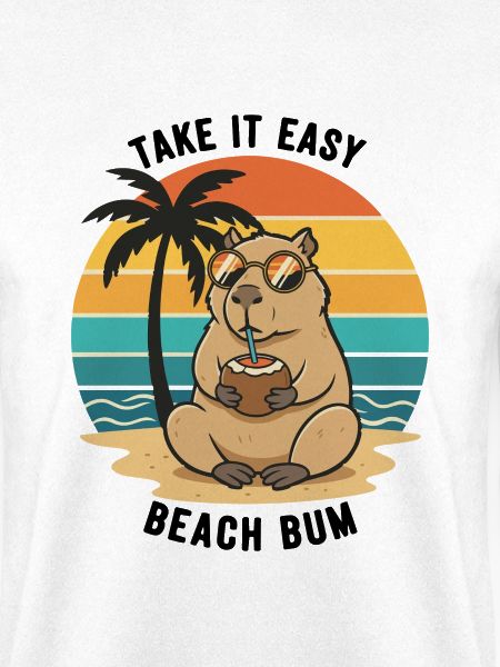 Capybara Beach Bum, ganz ruhig