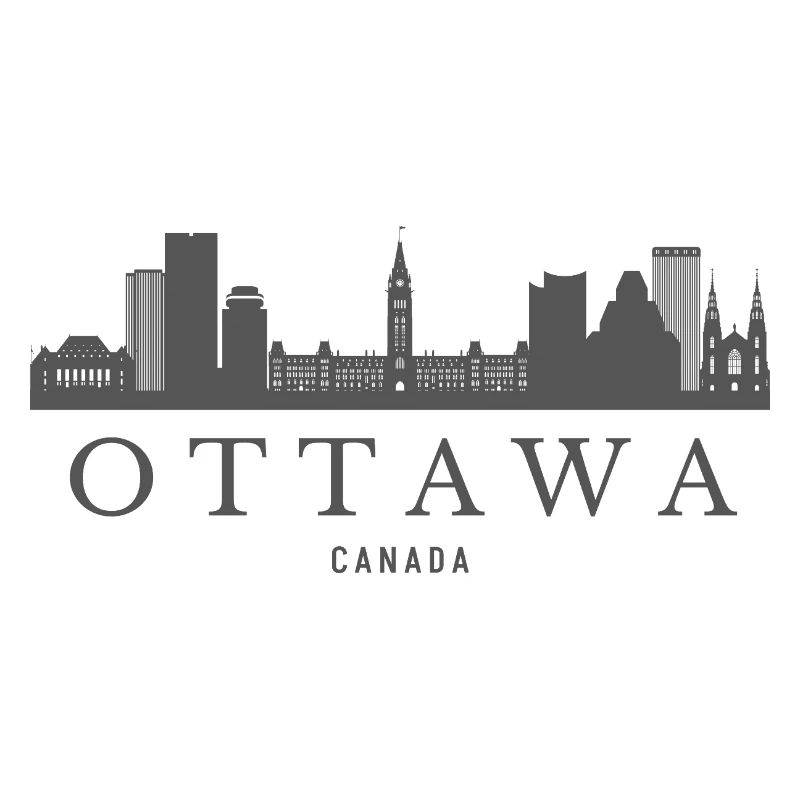 Ottawa-Skyline Kanada, Ottawa-Silhouette