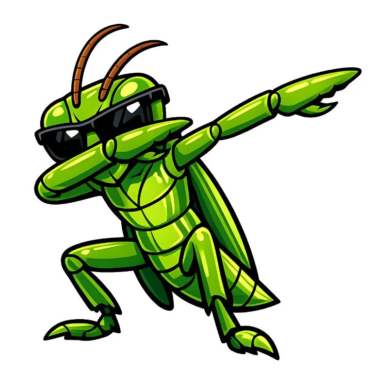 Dabbing Grashüpfer