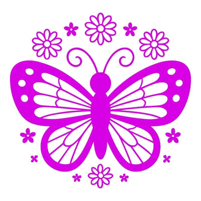 Rêve de la Fleur Papillon Rose