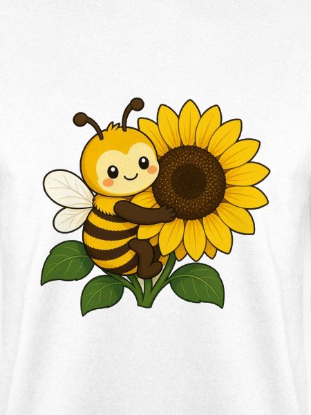 Bee Sunflower Hug – Sunny Buzz