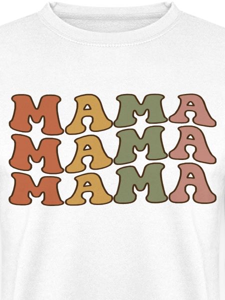 Retro Mama in warmen Tönen