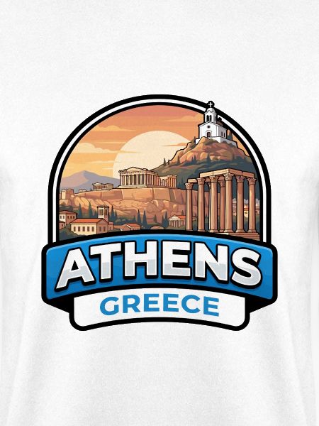 Athen Griechenland Reiseabzeichen Akropolis Parthenon