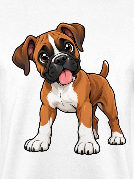 Boxer Kawaii Style – Süßer Hund