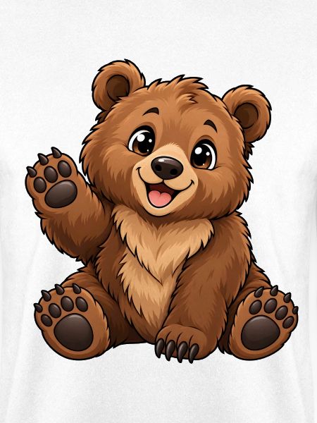Braunbär Kawaii Style – Süßer Bär