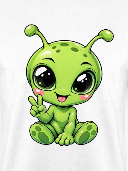 Alien Kawaii Style – Süßer Außerirdischer