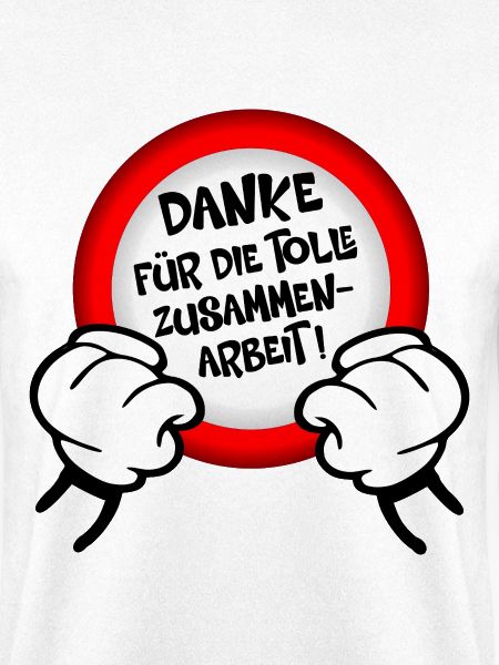 Abschied Kollegen Danke