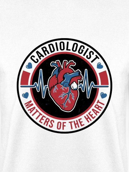 Kardiologe anatomisches Herz-EKG-Abzeichen Geschenk