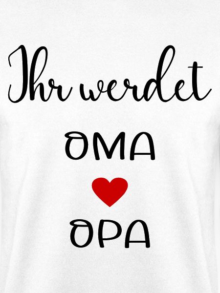 Oma Opa Babymitteilung