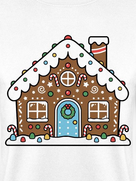 Lebkuchenhaus süßer Weihnachtskeks