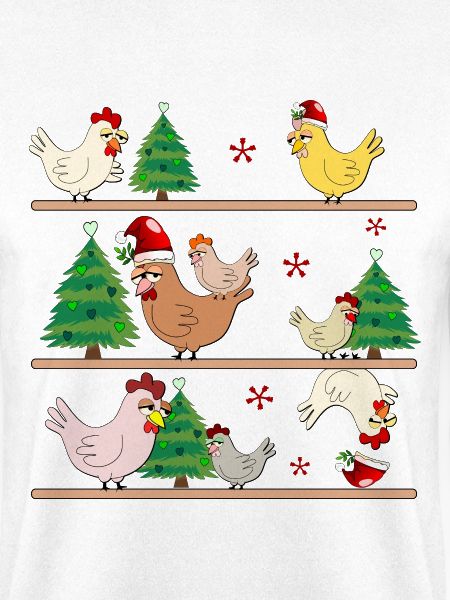 Weihnachten Hühnerstall Hühner
