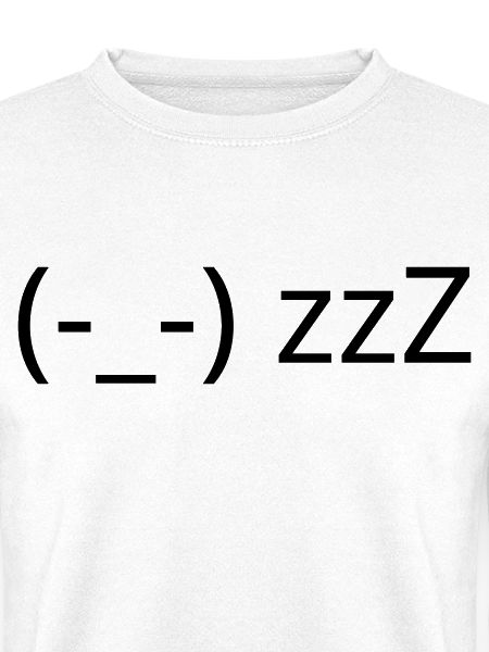 Schlafendes Emote (-_-) zzZ müde Kaomoji