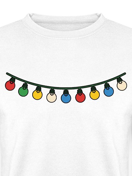 Festliche Weihnachtslichter im Weihnachtsglanz
