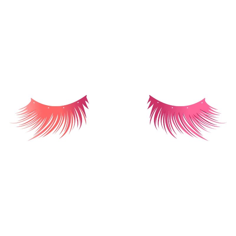 Long beautiful eyelashes - gift