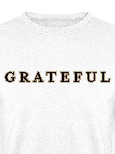 Grateful botschaft in urban stil 