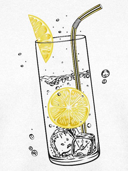 Zitronen Limonade Sommer Limo