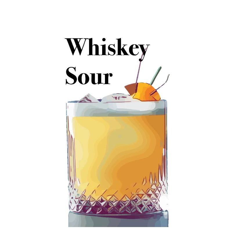Citrus-Whiskey Cocktailglas