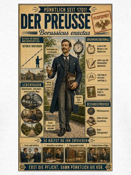 Der Preuße – Pünktlich und pflichtbewusst