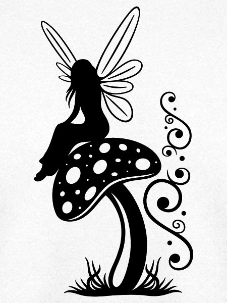 Fee Pilz Elfen Motiv Fantasy