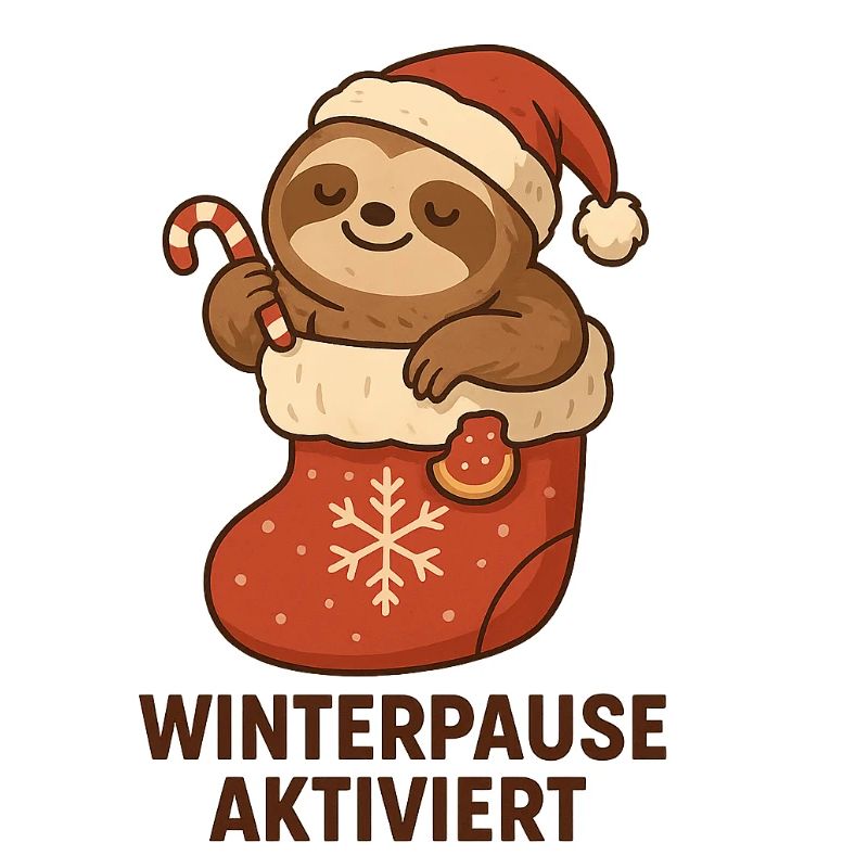 Winterpause Aktiviert Faultier