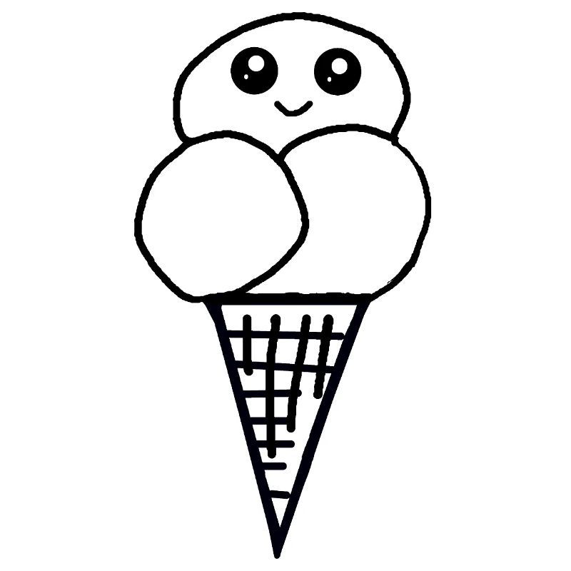 Eis Eiswaffel Eistüte Eiscreme Eiskrem