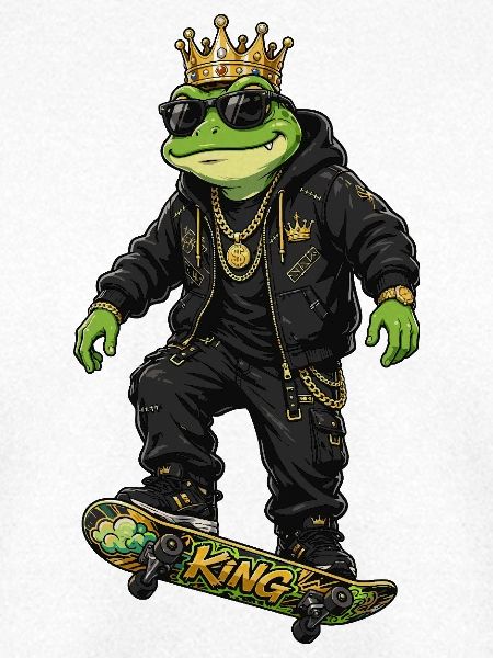 Royal Frog King Streetwear