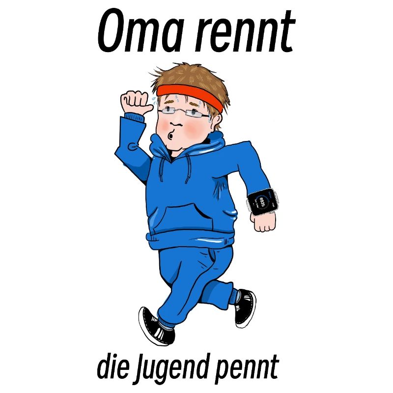 Oma rennt