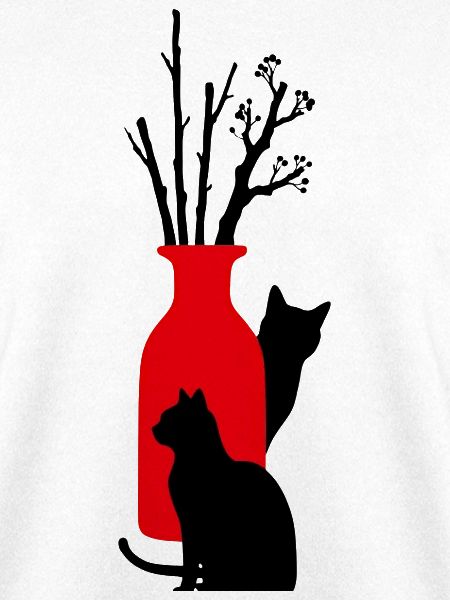 2_gatti_neri_con_vaso_rosso_e_rami