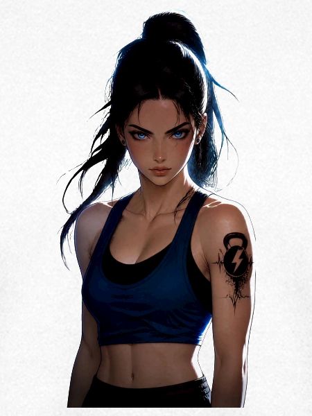 Ragazza_Manga_Cross_Training