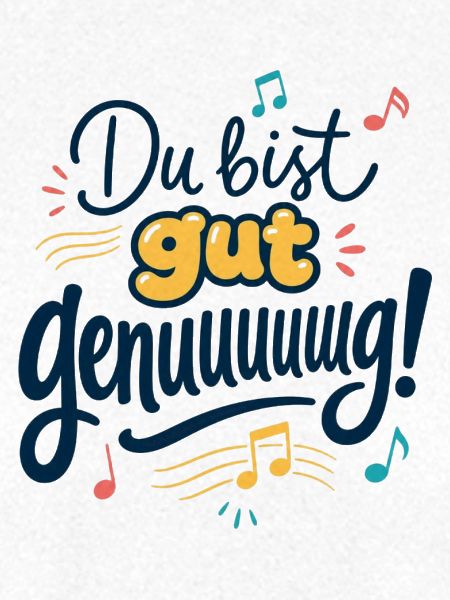 Du bist gut genug Musikmotiv