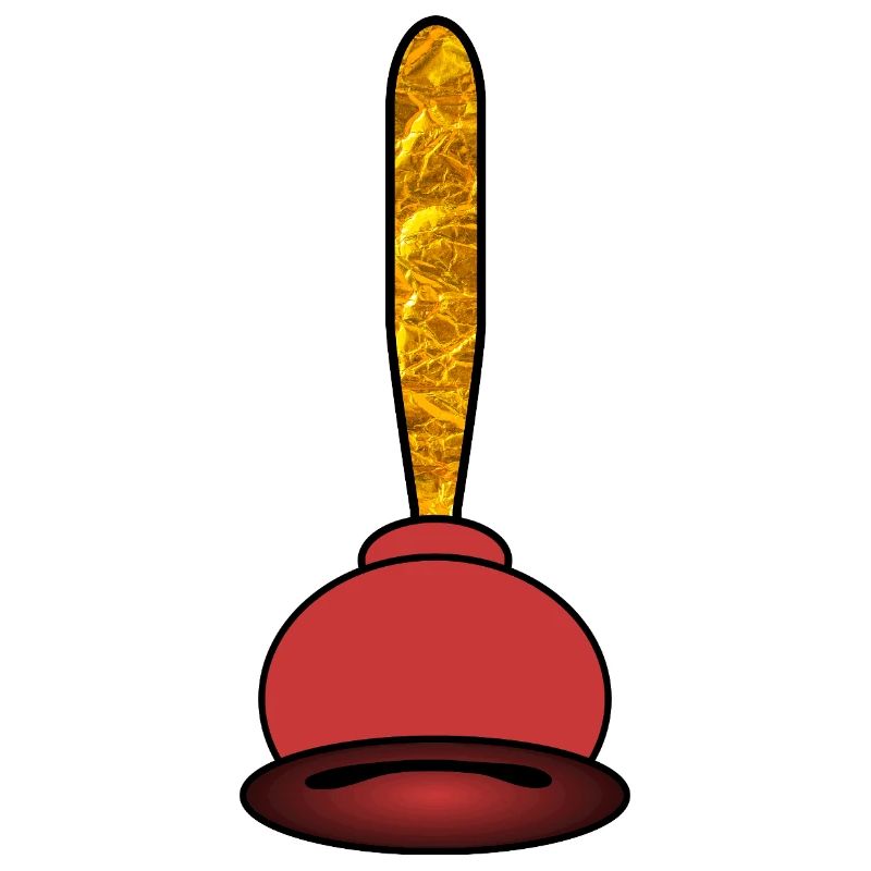 Goldene Saugglocke Klempner