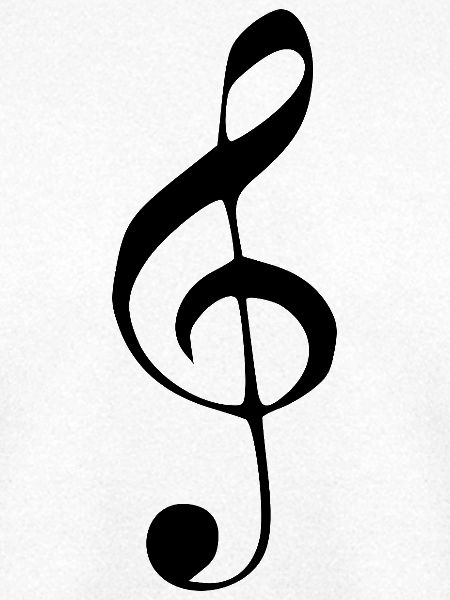 Musik Notenschlüssel Note Musiknote schwarz