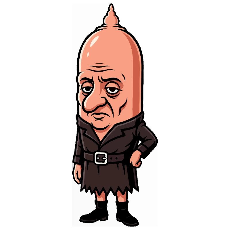 Hansworst-Karikatur