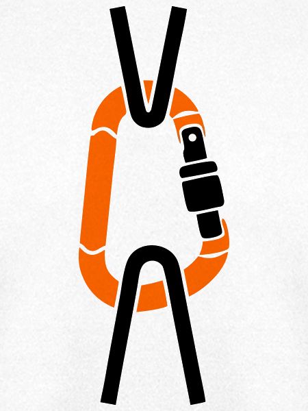 Karabiner Kletterseil Baumpfleger Alpinist